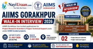 AIIMS Gorakhpur Walk-in Interview 2026