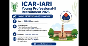 ICAR-IARI Young Professional-II Recruitment 2026